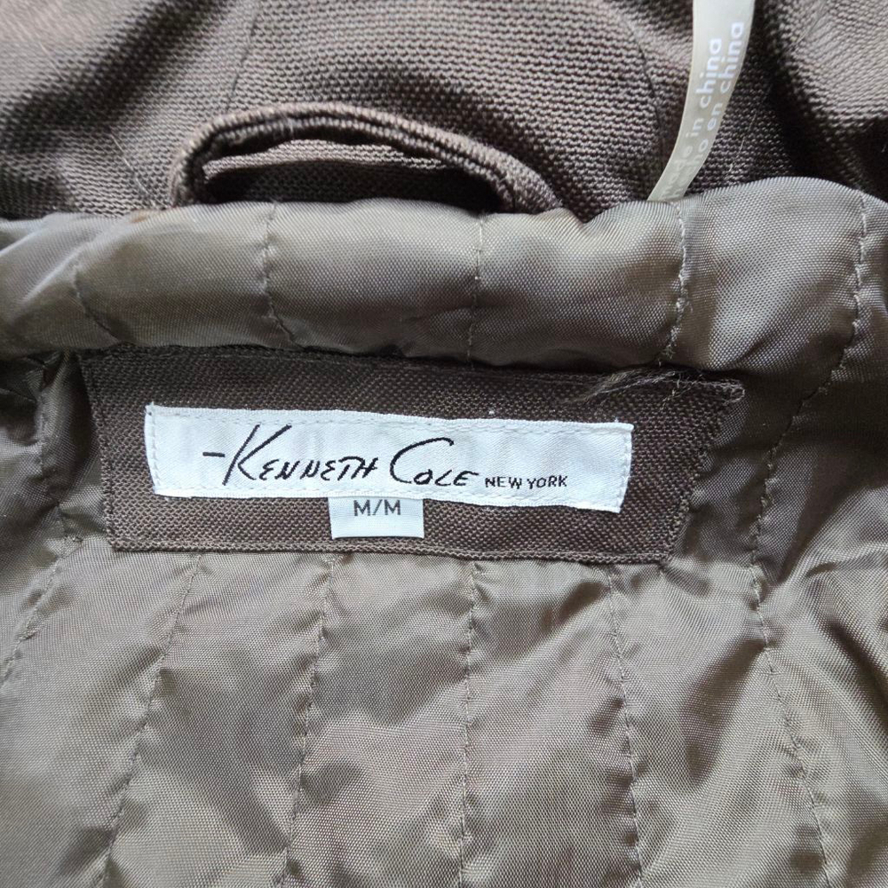 Kenneth Cole Utility Field Jacket Mens Medium Brown NWT Military Style - Picture 3 of 12